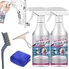 Bathroom Descaler Bathroom Descaler Foam Bedroom Descaler Limescale Remover Shower Strong Shower Cubicle Cleaner Bathroom Cleaner Limescale Cleaner for Glass Sewer Toilets (Pack of 2)