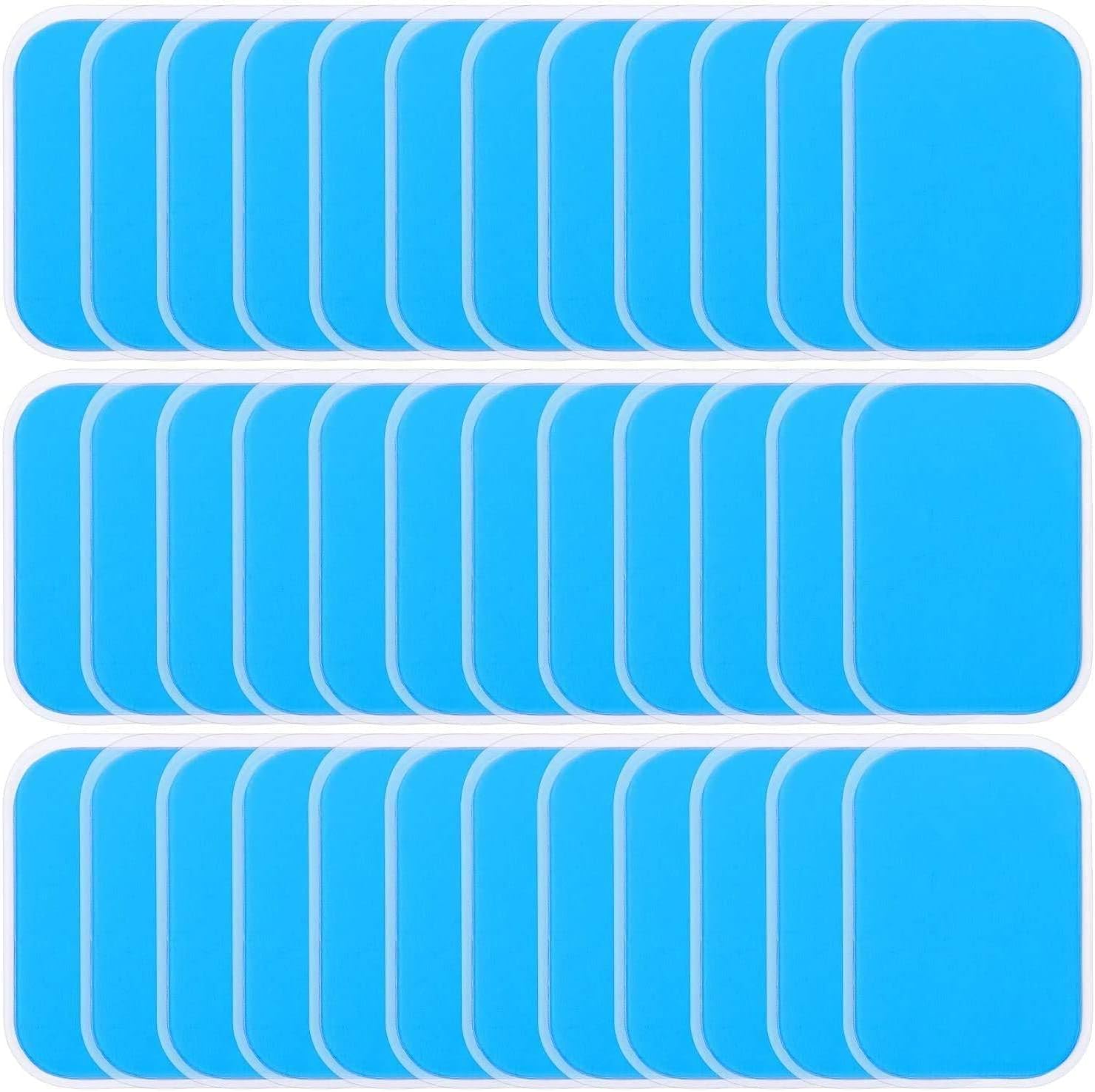 DELFINO Abs Trainer Replacement Gel Pads, Muscle Stimulator Gel Pads Abdominal Toning Belt Gel Pads Accessories Replacement Pads Muscle for Abs Toner Stimulator Abdominal Muscle Trainer, 36 Pcs