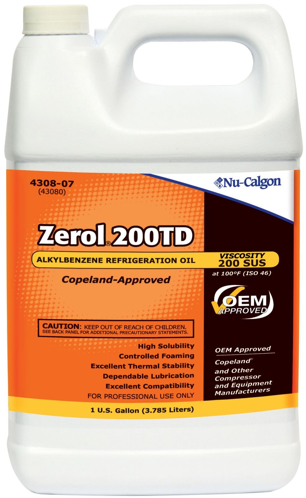 Amazon.com: Nu Calgon 4308-07 Zerol 200TD Alkylbenzene Refriger