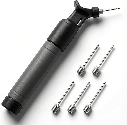 Bomba de aire ergonómica para equipo deportivo, voleibol, baloncesto, pelota de fútbol inflador de aire con suministro de aire de empuje y tracción,