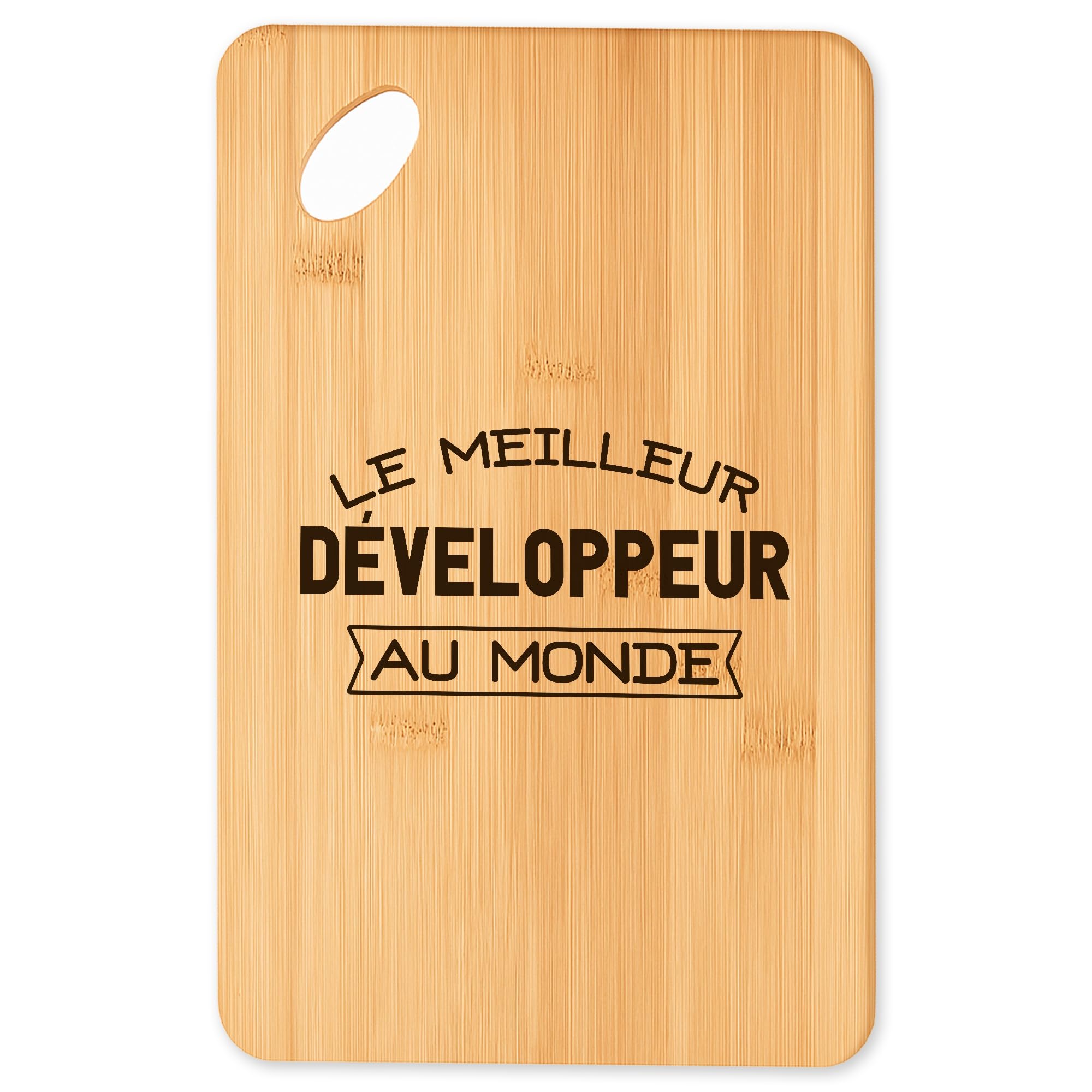 Planche à découper developpeur plateau apéro en bambou pour cuisine et bar