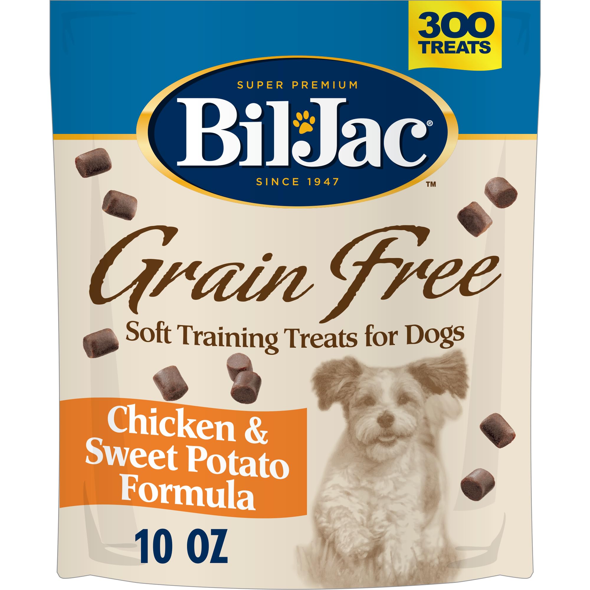 Bil-Jac 319010 Friandises d'entraînement au Poulet Molle sans céréales