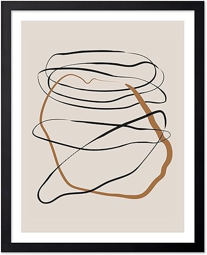 Miniatura 62 de Monem Art - Póster de formas aleatorias, impresión geométrica retro, arte abstracto, arte moderno de mediados de siglo, arte en blanco y negro, arte