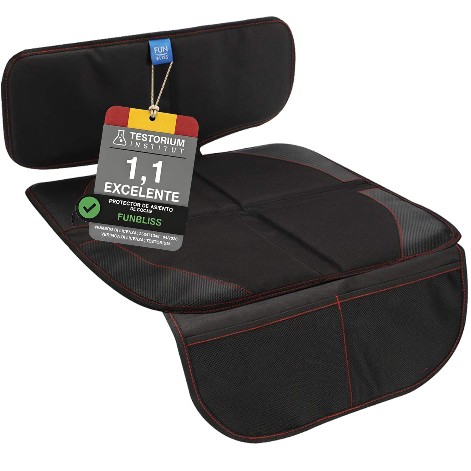 Funbliss Protectores de Asiento para Coche Impermeable Protector de Asiento de Coche para los Asientos de