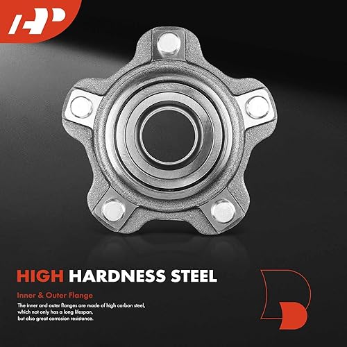 Miniatura 4 de A-Premium 2 rodamientos de rueda delantera y conjunto de cubo con 5 lengüetas compatibles con Chevrolet Tracker 2001-2004, Suzuki Vitara 2001-2004,