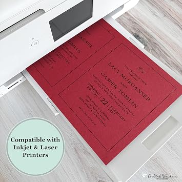Cardstock Warehouse Foundations Electric Red - 8.5 x 11 - 80 Lb. / 215 Gsm 100% Recycled Premium Cardstock Paper - 25 Sheets