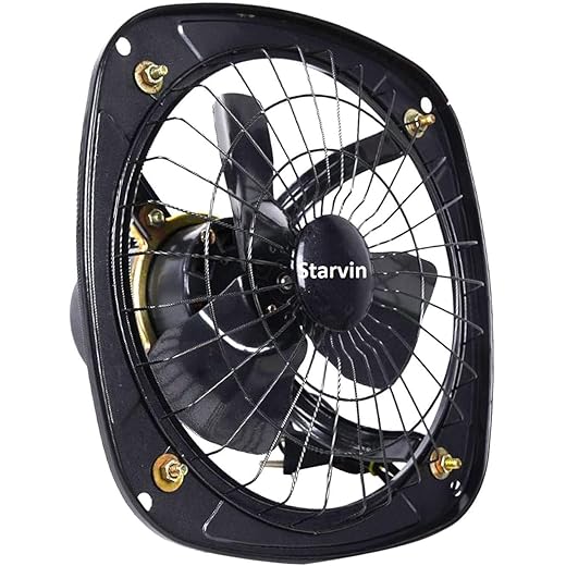 STARVIN Metal Black High Speed Freash Air Fan 12 300mm 24