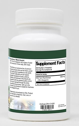 Miniatura 2 de Extracto de raíz de ñame silvestre (16% Diosgenin) Polvo (1 oz, ZIN 514293)