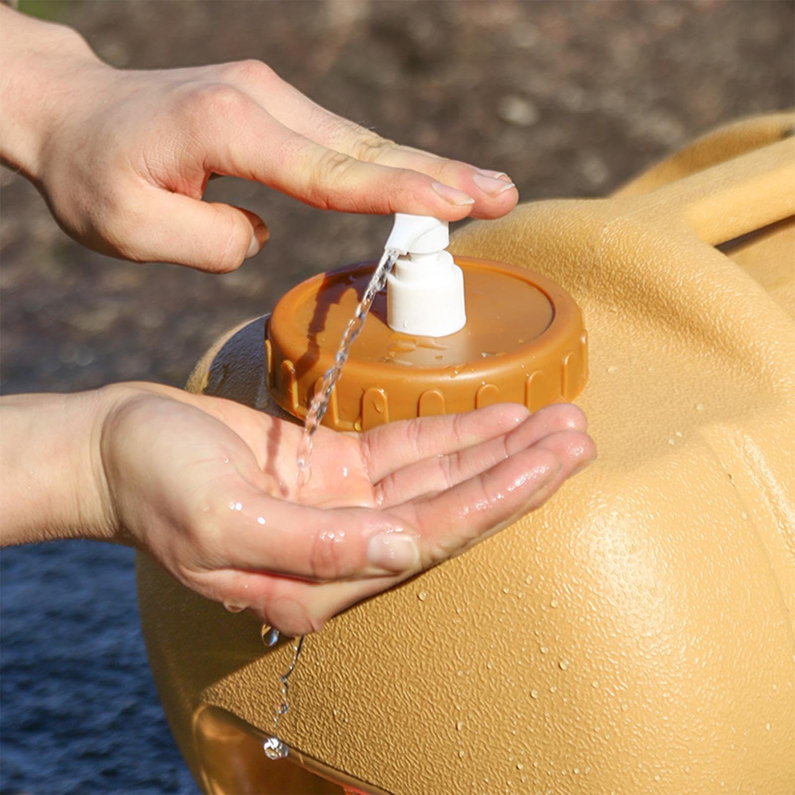 Camping-Wasserbehälter Wiederverwendbarer Survival-Hydration-Organizer | 20 L Tragbarer Wasserbehälter Mit Zapfhahn Für Wandern Wohnmobil Rucksackreisen Picknick &