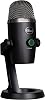 Logitech for Creators Blue Yeti Nano Premium USB Mic for Recording, Streaming, Gaming, Podcasting on PC and Mac, Condenser Microphone with Blue VO!CE Effects, No-Latency Monitoring - Black