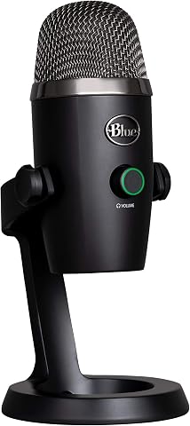 Logitech Blue Yeti Nano USB Microphone for Creators, Blackout