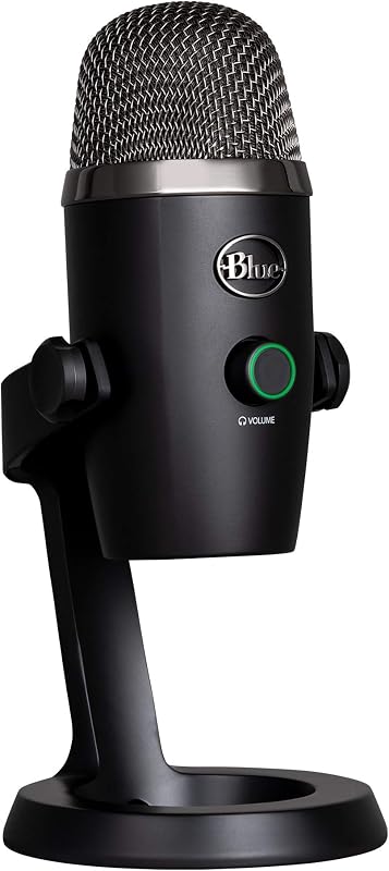 Blue Yeti Nano Premium USB Mic for Recording and Streaming - Blackout (Renewed)