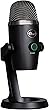 Blue Yeti Nano Premium USB Microphone for Recording, Streaming, Gaming, Podcasting on PC and Mac, Condenser Mic with Blue VO!CE Effects, Cardioid and Omni, No-Latency Monitoring - Blackout