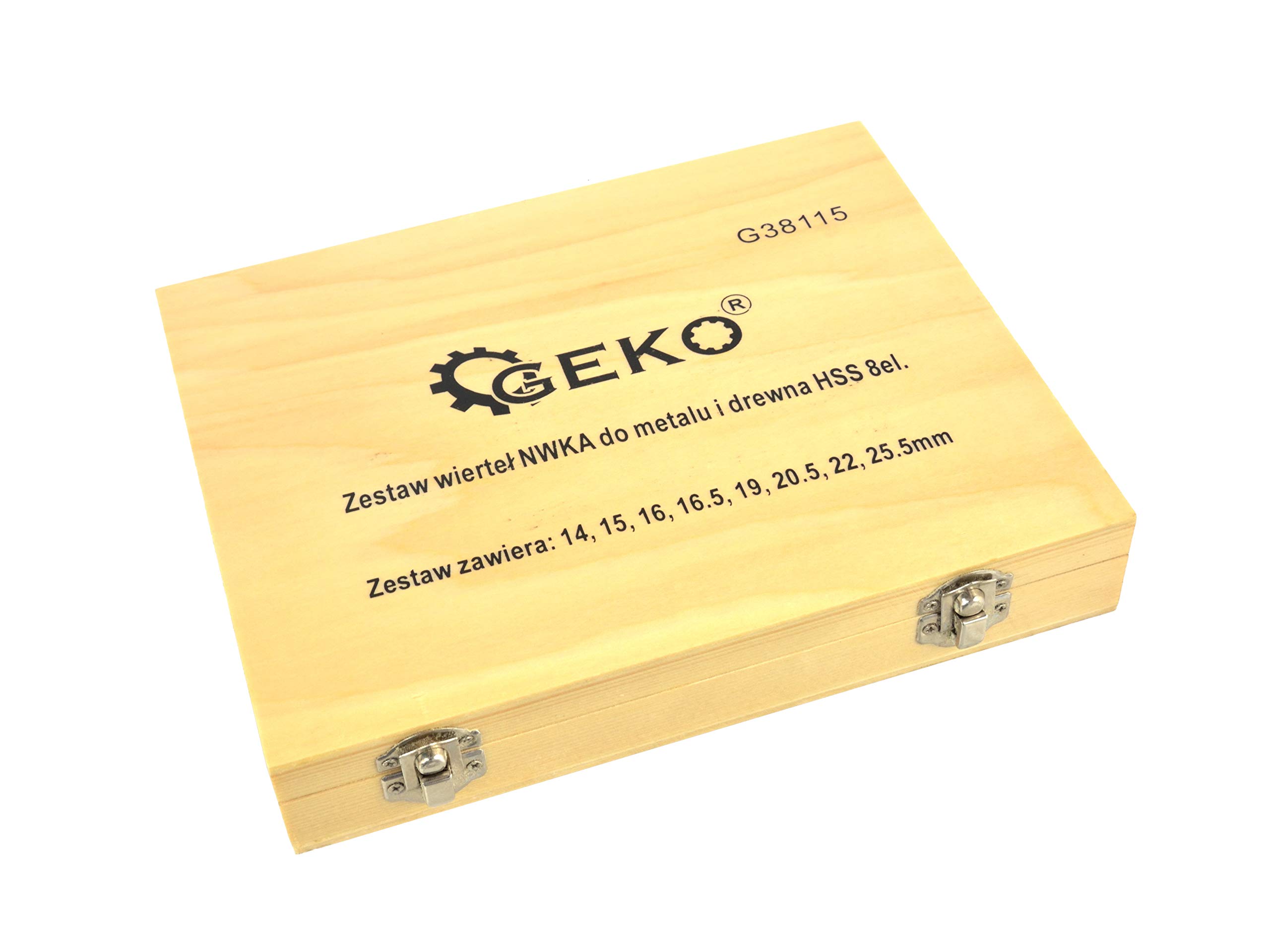 BSD Set di Punte da Trapano - Punte HSS per Metallo e Legno - 14-25,5mm - 8 Pezzi