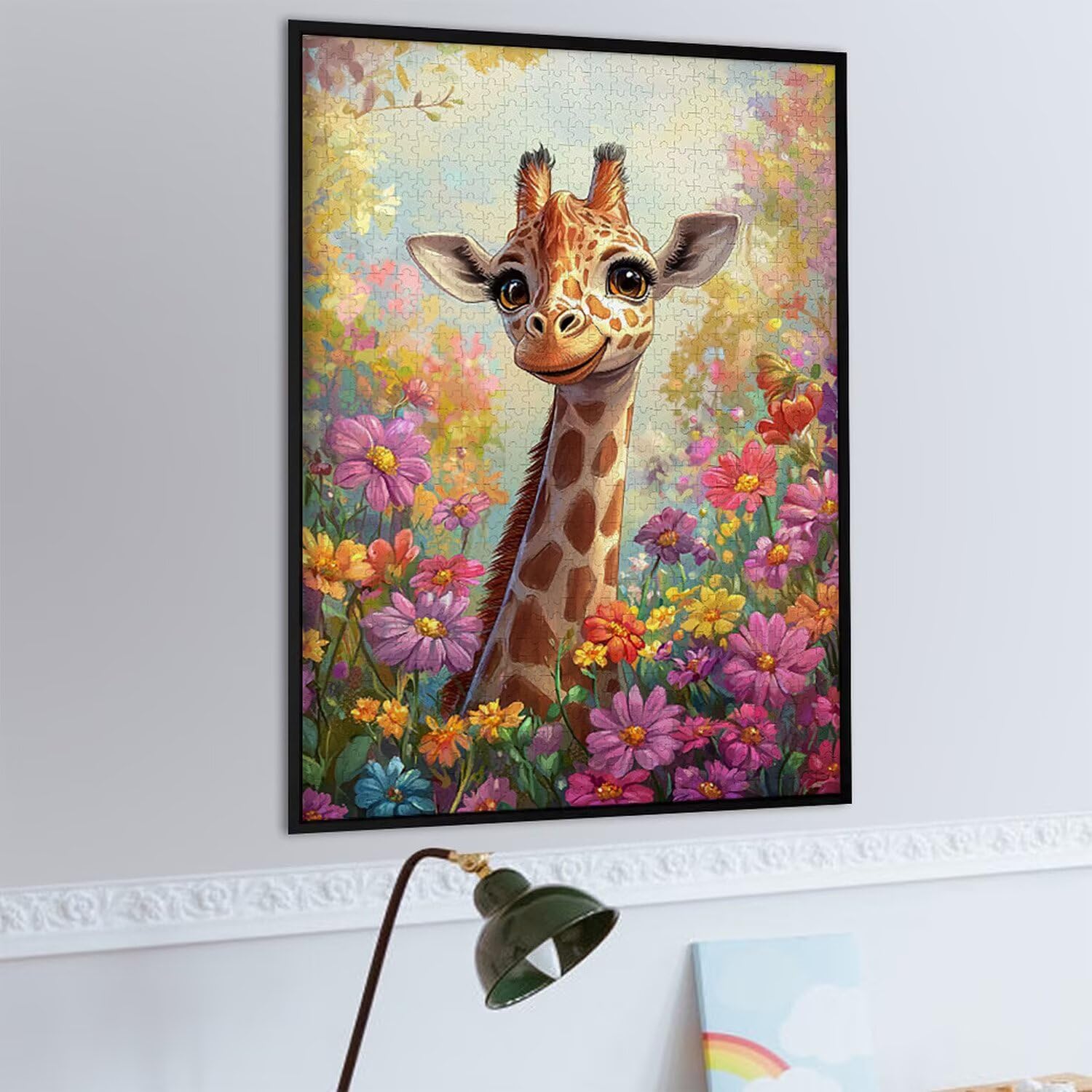 1500 Pezzi di Puzzle, Giraffe1500 Pezzi di Puzzle per Adulti, Regalo di Anniversario, Regalo di Natale, Decorazione Della Casa, Prevenzione Della Degenerazione Cerebrale Negli Anziani v-1023