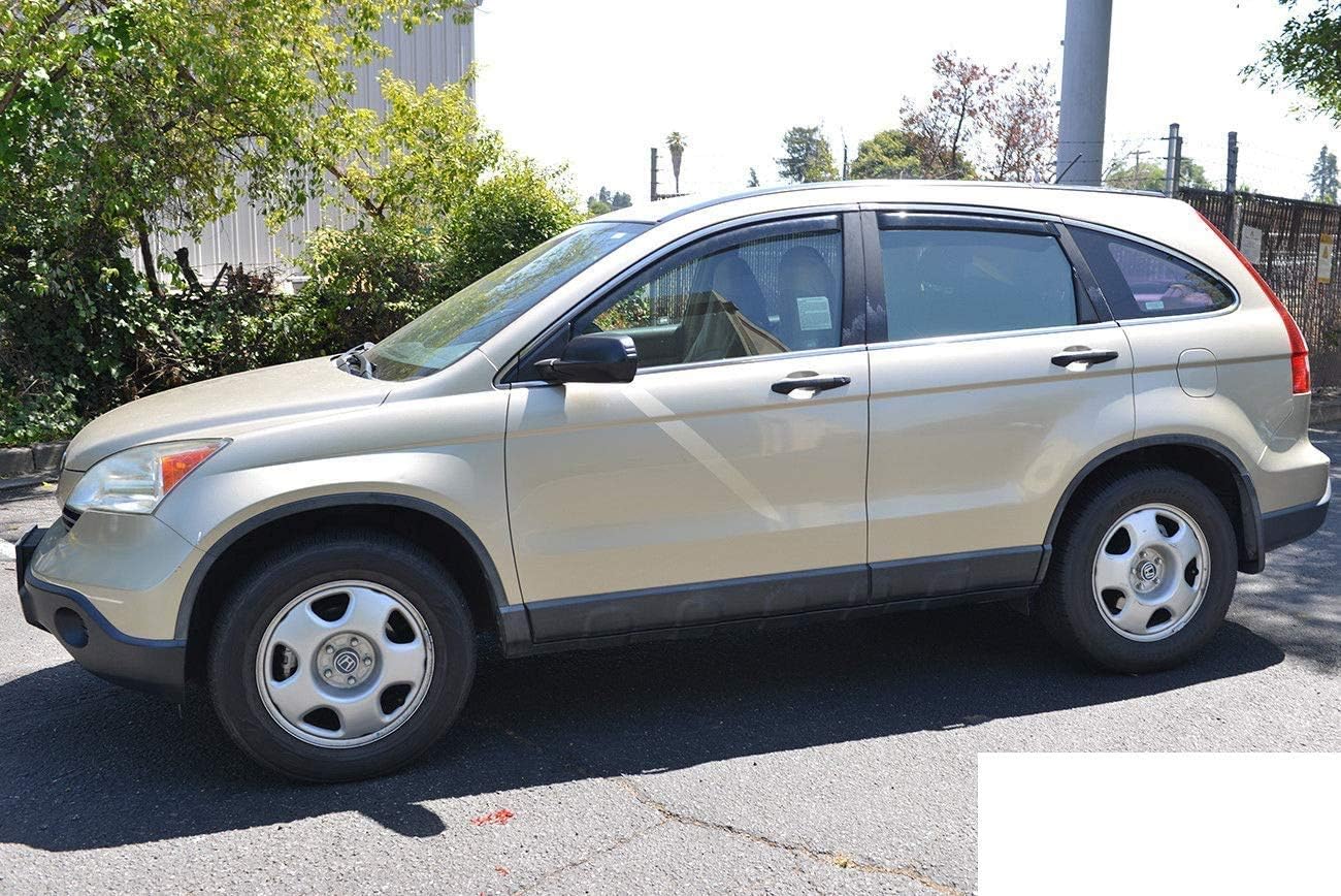 Extreme Online Store EOS Smoke Tinted JDM Style Side Window Visor Rain Guard - Made for 07-11 Honda CR-V CRV 2007 2008 2009 2010 2011