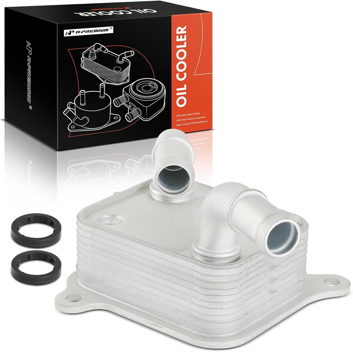 A-Premium Transmission Oil Cooler Compatible with Hyundai Elantra 2021-2023 & Kia Rio 2018-2023, 1.6L 2.0L