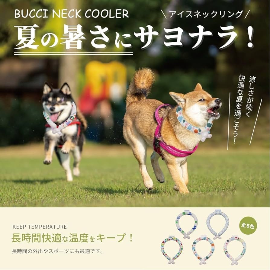 Amazon | Bucci Boo クールリング 犬 ネッククーラー 暑さ対策