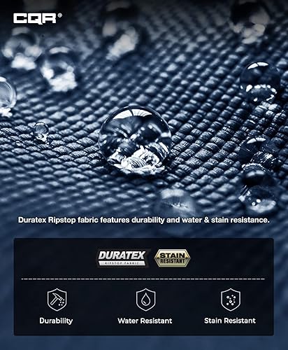 Miniatura 5 de CQR Pantalones tácticos para hombre, resistentes al agua, pantalones cargo Ripstop, ligeros EDC trabajo, senderismo, ropa para exteriores