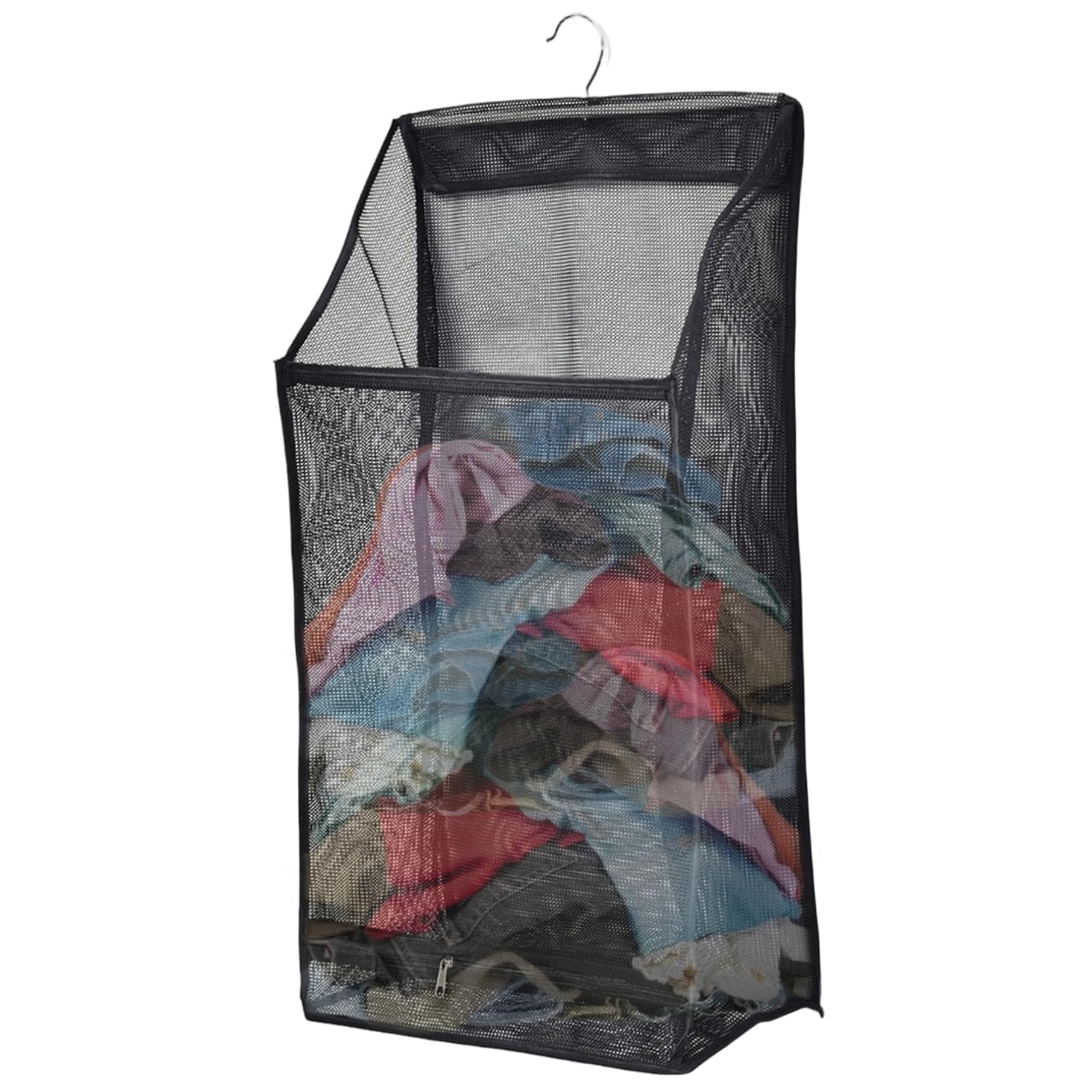 Cesto de ropa sucia plegable de pared para organizar el dormitorio y baño