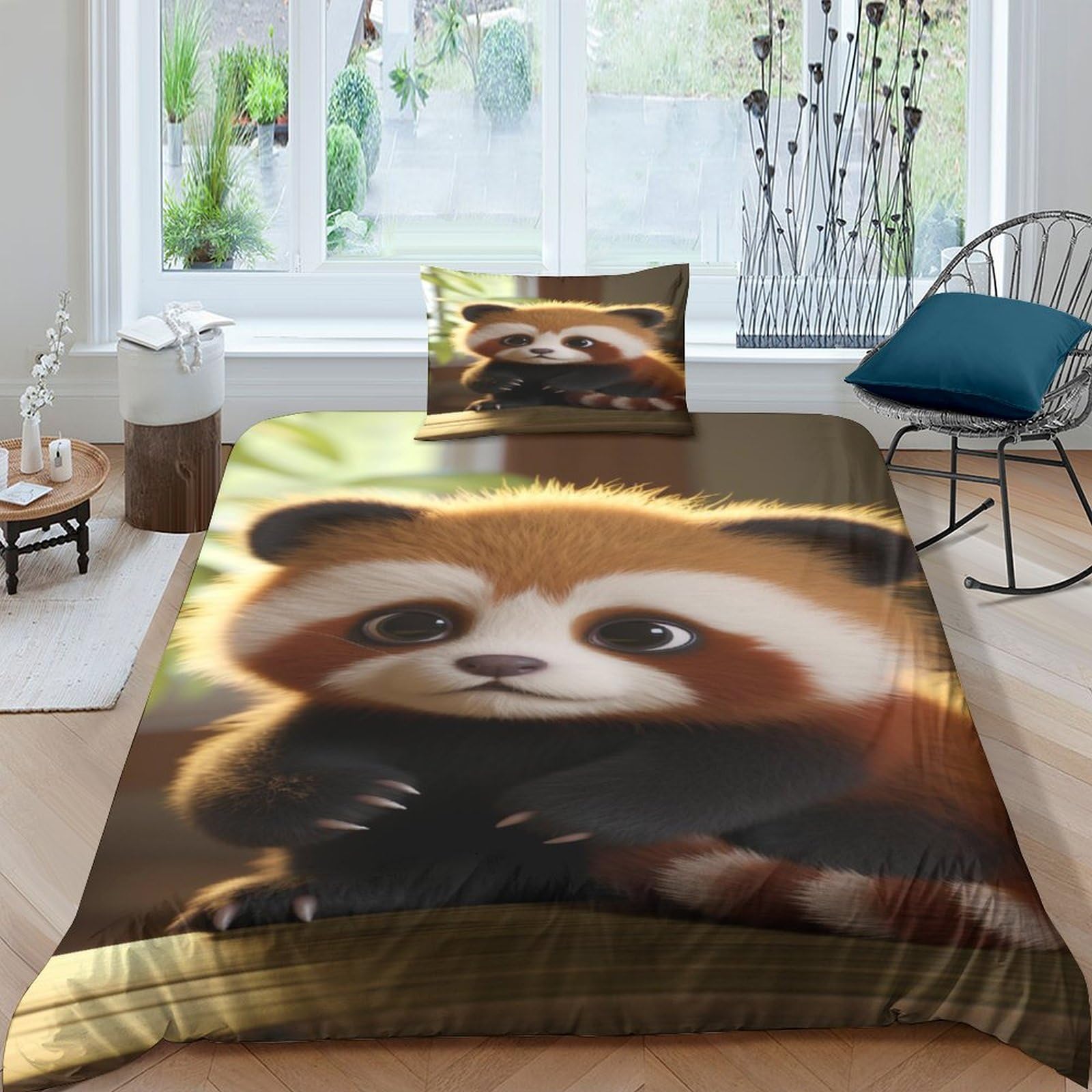 Linge de lit doux Lesser Panda pour transformer votre chambre en cocon de douceur