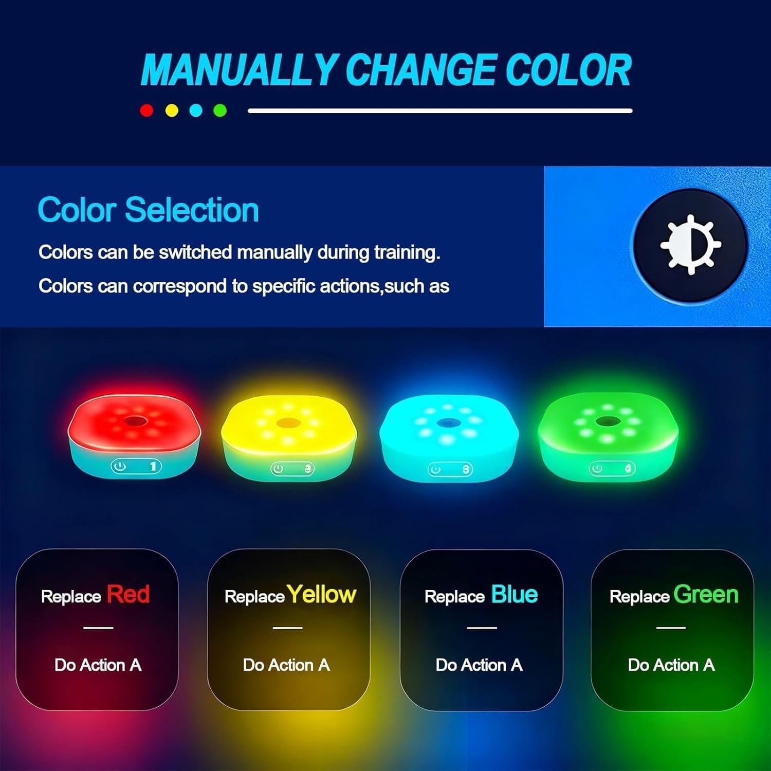 Athlete React Light - Kit di allenamento per migliorare velocità, riflessi e tempo di reazione per prestazioni sportive e allenamenti cognitivi, ideale per atleti e appassionati di fitness