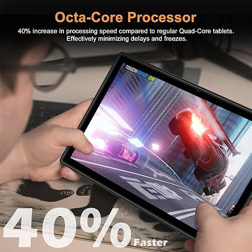 Miniatura 2 de YYSWIE Tablet de 10 pulgadas, tableta Android 13 con CPU de 8 núcleos, 8 GB de RAM 512 GB de ROM expandible, tabletas de computadora con batería de