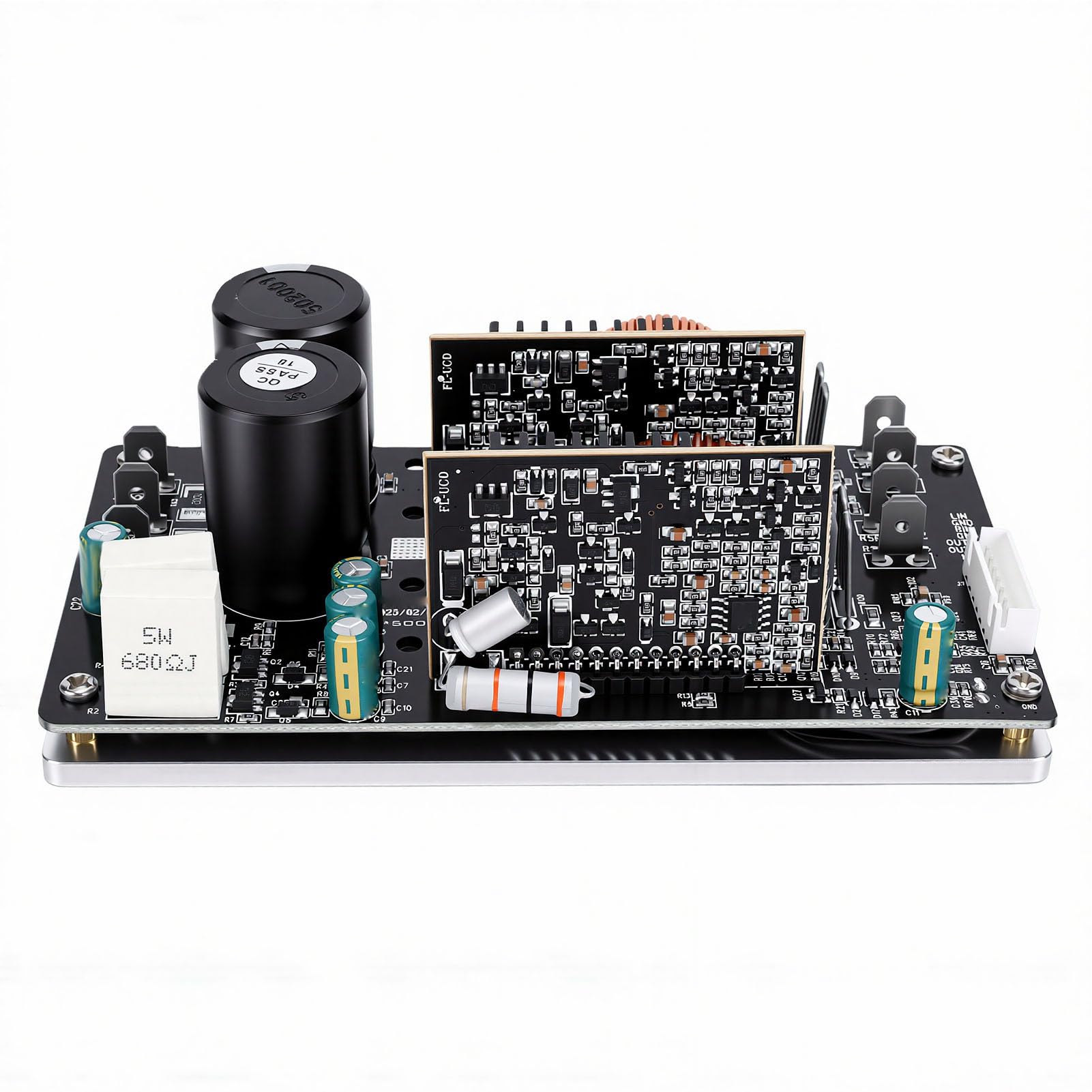 Scheda Amplificatore a Doppio Canale, Potente Modulo Amplificatore di Potenza di Classe D, Uscita da 800 W per Sistemi Audio Domestici e Automobilistici, Materiale PCB
