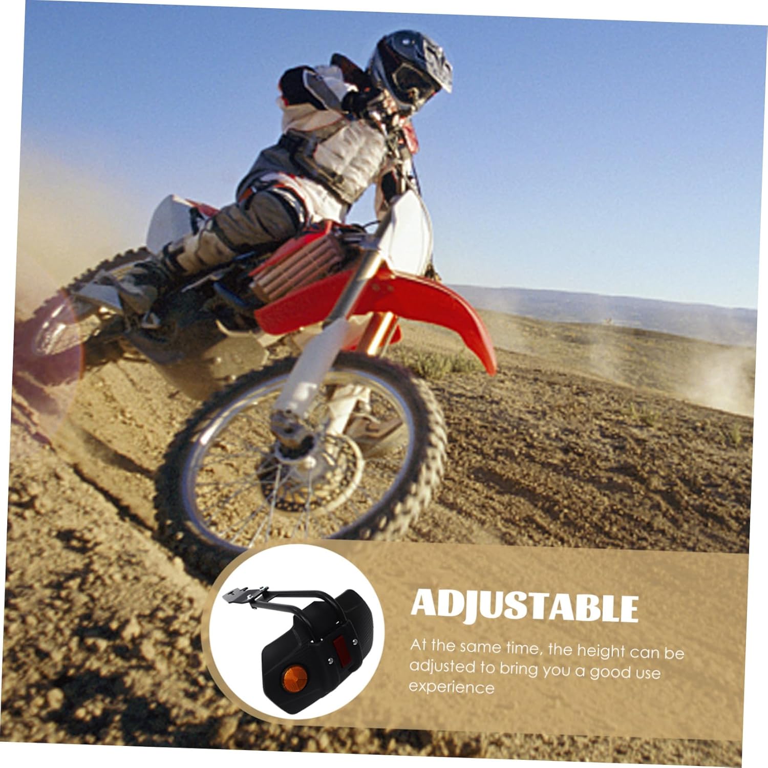 Unomor Motorbike Rear Mudguard Motorcycle Protective Splash Guard for Enhanced Safety and Mud Easy Installation for Models Random Style