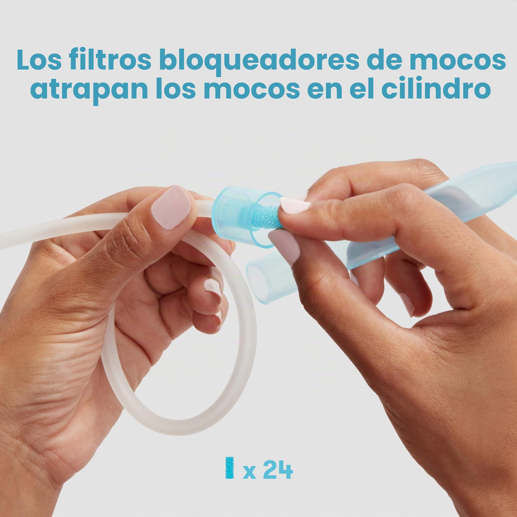 Aspirador nasal para bebé NoseFrida the SnotSucker con 20 filtros de higiene extra Frida Baby