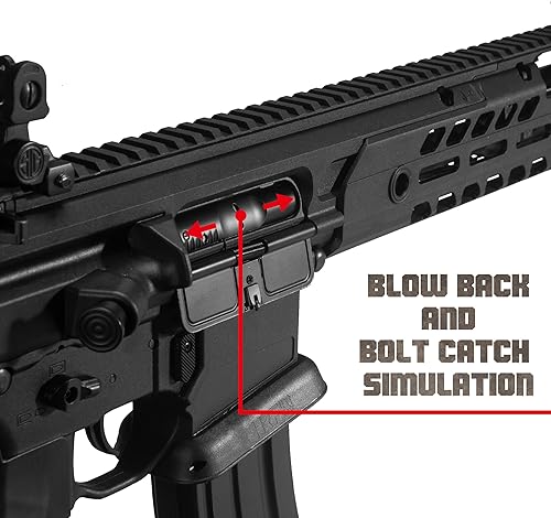 Miniatura 6 de EMERBU EMERBU - Lanzador de bolas de gel de grado profesional mejorado por EMERBU - Cuerpo de metal y nailon - Alta potencia de 11.1 V - Juego de