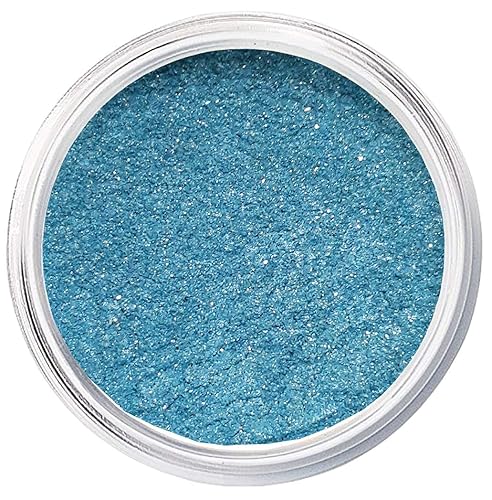 Aqua Ice Paleta de sombras de ojos sombra de ojos azul, sombra de ojos crema, purpurina, brillo, mate, maquillaje mineral con ingredientes