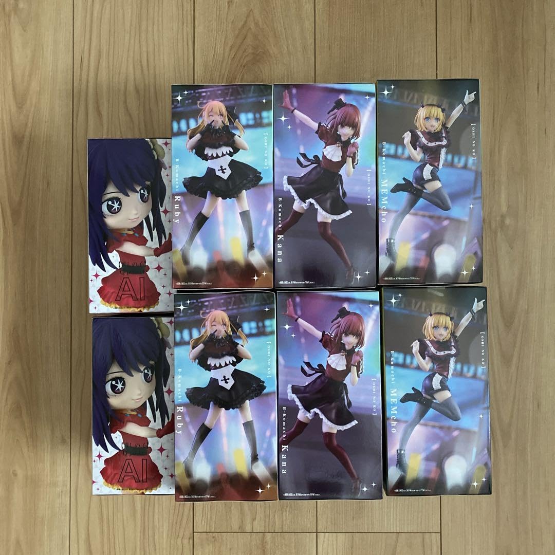 推しの子】 星野アイ ルビー 有馬かな MEMちょ Qposket 20体 推しの子