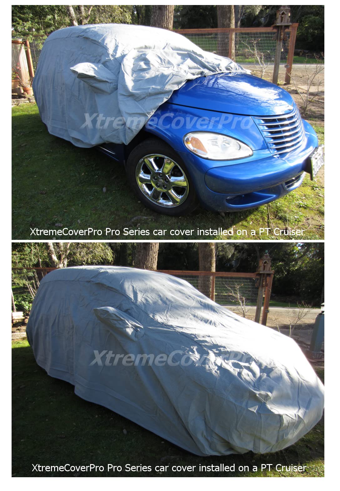 Car Cover Fits 2001 2002 2003 2004 2005 2006 2007 2008 2009 2010 Chrysler PT Cruiser XTREMECOVERPRO PRO Series Grey