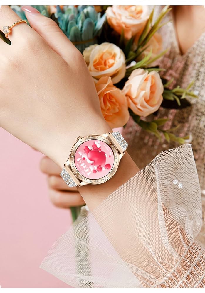 Amazon | JUSUTEK【2025 令和レディーススマートウォッチ