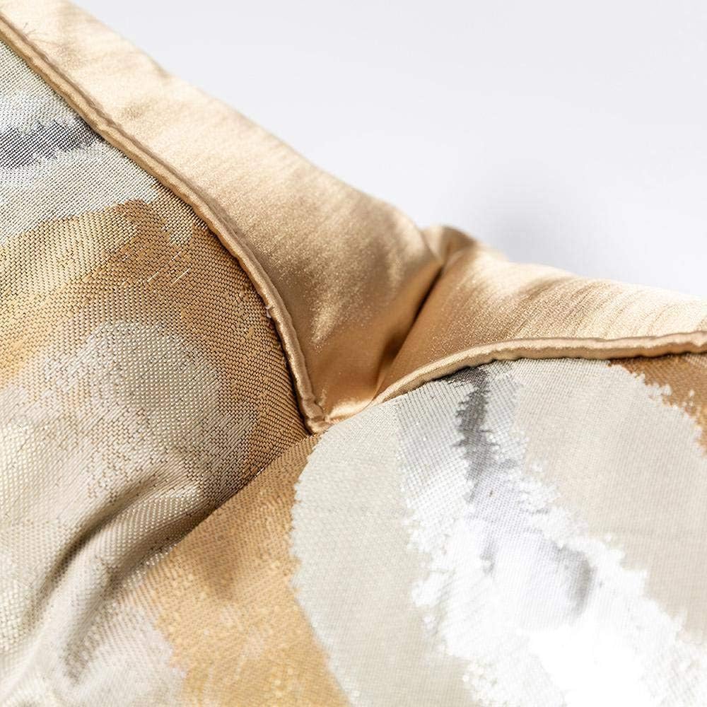 Gold Decorative Throw Pillow Covers,26x26, Modern, Stylish,Unique,Decorative Cover Pillow Covers for Couch,Sofa,Bed,Home Decor
