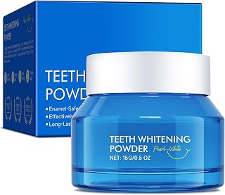 Teeth Whitening Powder- Advanced Whitens Teeth, Removes Stubborn Stains, Protects Enamel, Freshens Breath and Promotes Overall Oral Health, Reveal Your Brightest Smile