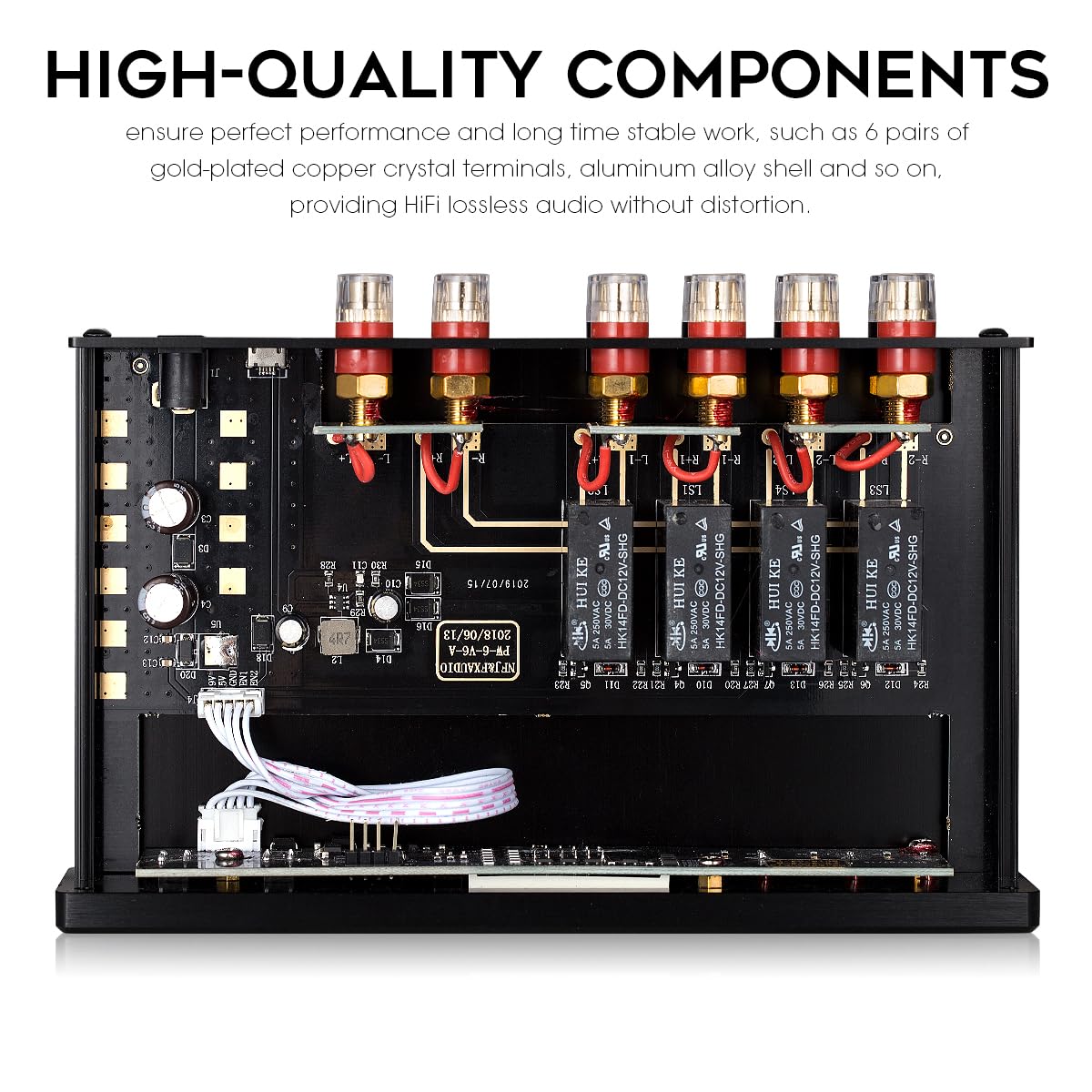 Altoparlante a 2 vie A/B interruttore selettore amplificatore splitter Home Stereo Audio Switcher Box Hub