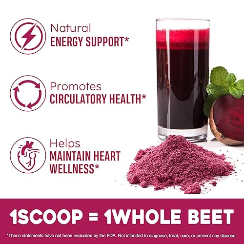 Miniatura 2 de Polvo orgánico de raíz de remolacha  crudo, sin OMG, vegano, superalimento sin gluten para batidos, jugos y hornear  Colorante alimentario rojo
