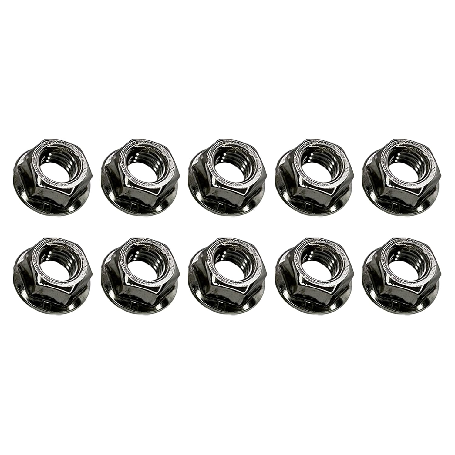 Windage Tray Nuts Replacement for All Chevy GM, LS Vortec Engines - M8x1.25 (10 Pack)