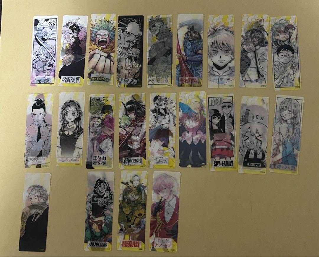 Amazon.co.jp: ジャンプ夏コミ2024 しおり全22種セット : 文房具