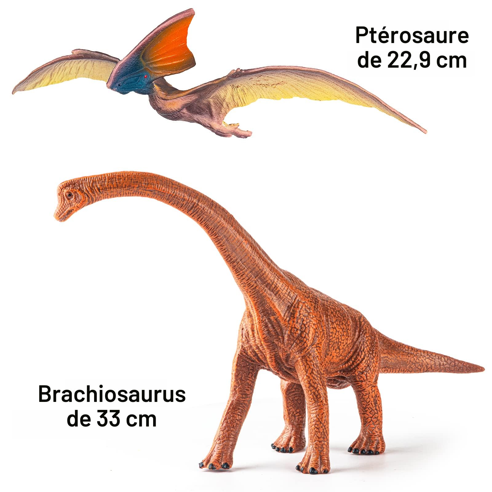 Oriate Ensemble De Combat Dinosaures Catch N Run – 12 Figurines Miniatures, 2 Arbres, 2 Blasters, Accessoires, Jeu D'Aventure Pour Enfants, Cadeau