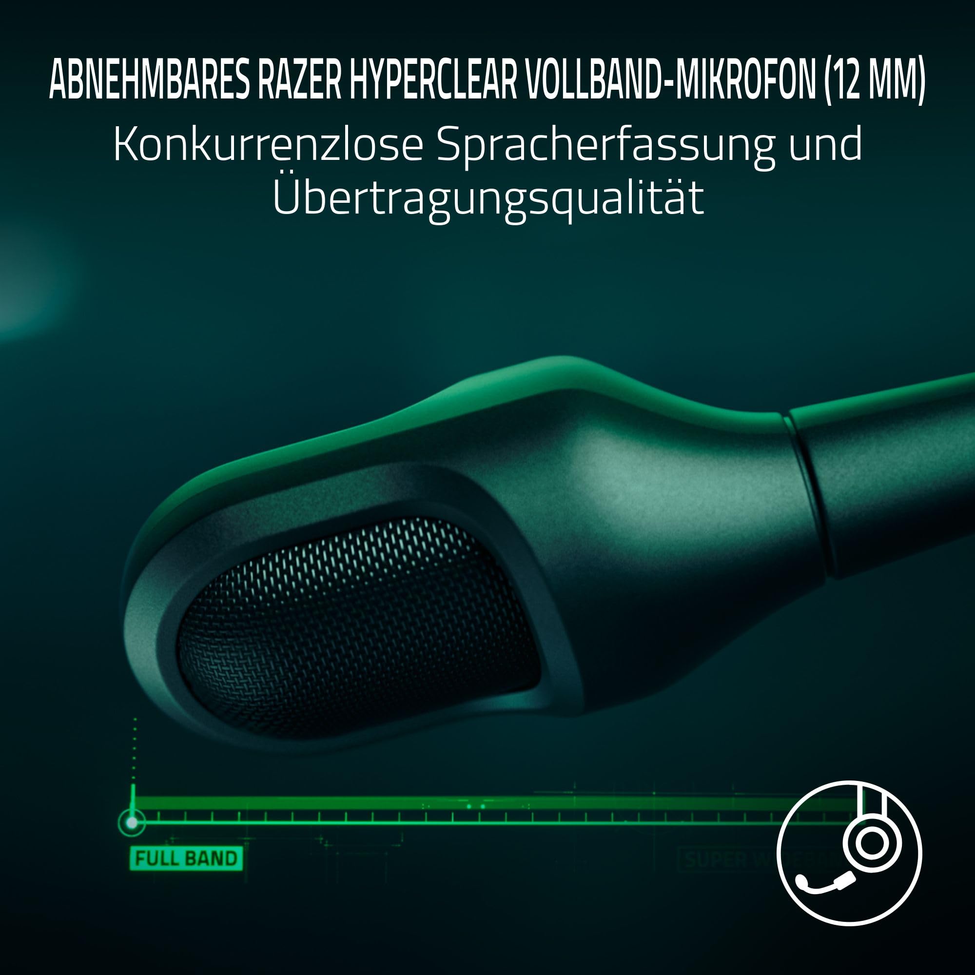 Razer BlackShark V3 Pro für PlayStation – Kabelloses E-Sport-Headset mit aktiver Geräuschunterdrückung (ANC) - TriForce 50mm Treiber - HyperSpeed 2,4 GHz - THX Spatial Audio - PS5/PC | Schwarz
