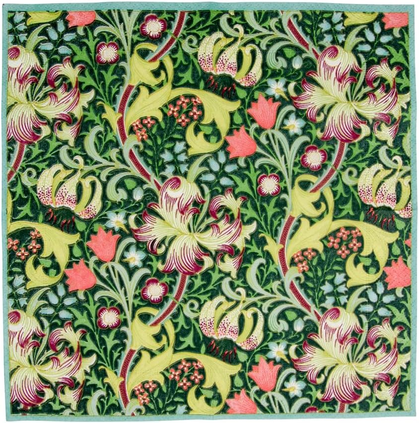 Caspari Golden Lily Forest Cocktail Napkins - 20 Per Package