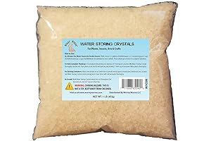 1lb Medium Water Storing Polymer Crystals: Plant-Lovers' Secret for Insect Hydration