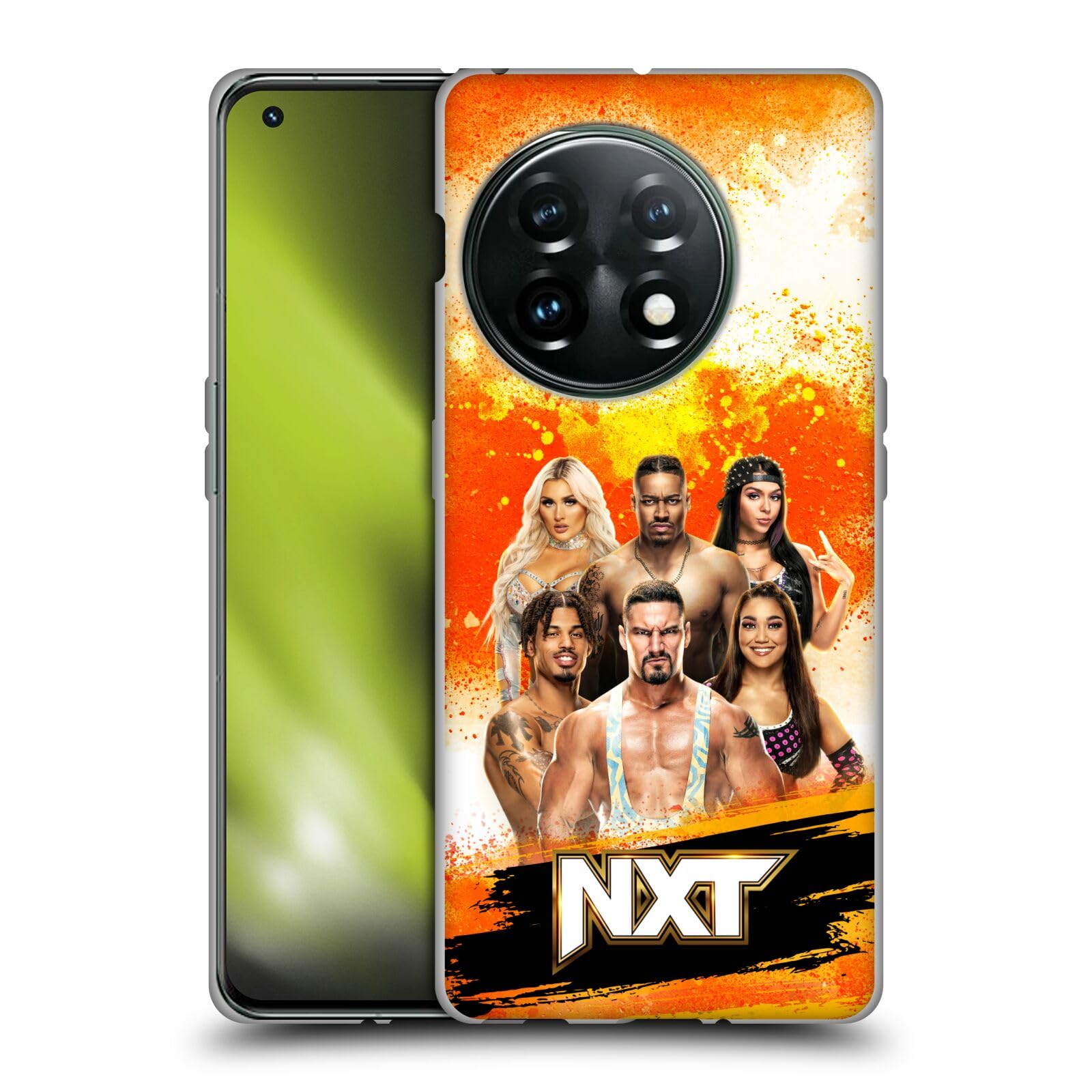 Head Case Designs Officially Licensed WWE NXT Pay-Per-View Superstars Soft Gel Case Compatible with OnePlus 11 5G