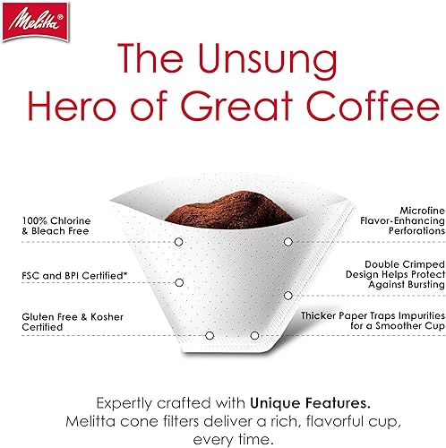 Miniatura 3 de Filtros de café en forma de cono, de Melitta