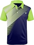 ZITY Men's Golf Shirt Short Sleeve Polo Shirt Moisture Wicking Performance Print Poloshirt for Men Clasic Collared T-Shirt