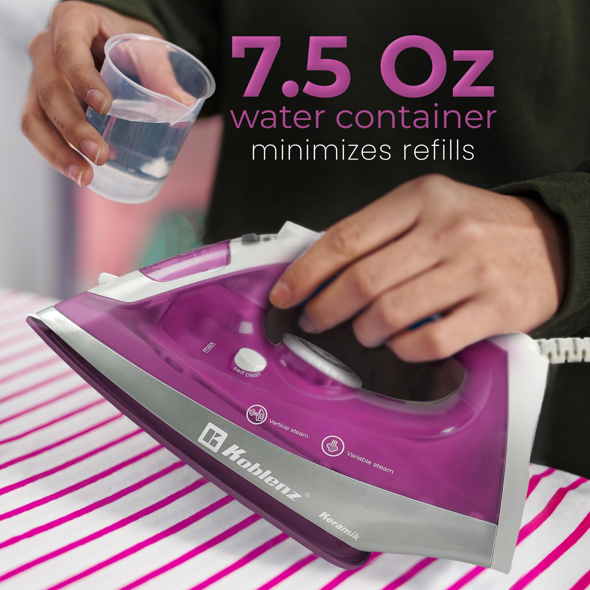 Fer à Repasser Eco Master 1800W Iron Green - TEFAL - FV1721