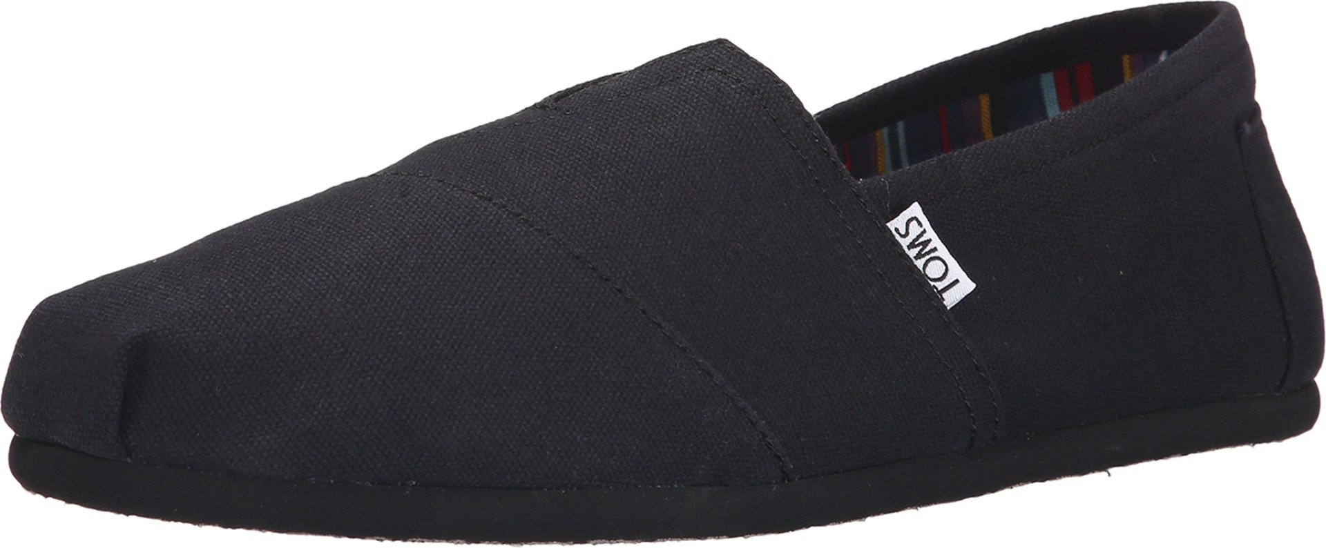 Men's Classics Slip On Espadrille Black 7 UK-image-43